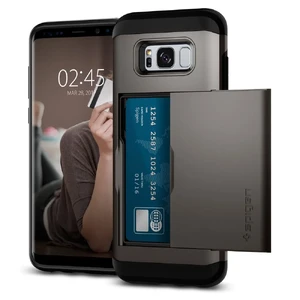 Чохол Spigen Slim Armor CS Gunmetal для Samsung Galaxy S8 Plus  - Фото 1