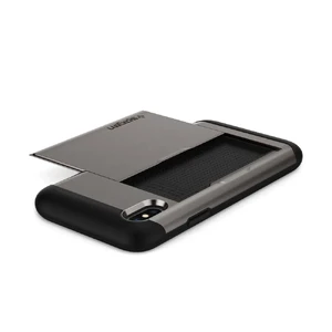 Чехол Spigen Slim Armor CS Gunmetal для iPhone X | XS - Фото 7