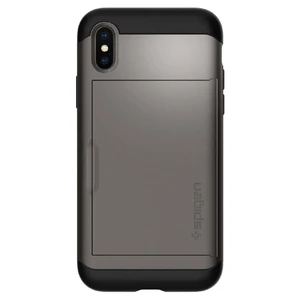 Чехол Spigen Slim Armor CS Gunmetal для iPhone X | XS - Фото 4