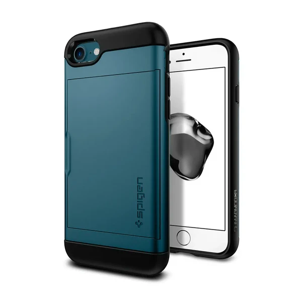 Чохол Spigen Slim Armor CS Metal Slate для iPhone SE 3 | SE 2 | 8 | 7 OEM