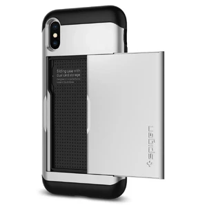 Чохол Spigen Slim Armor CS Satin Silver для iPhone X | XS - Фото 2