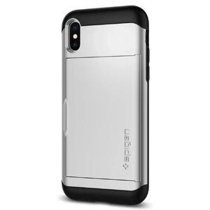 Чохол Spigen Slim Armor CS Satin Silver для iPhone X | XS - Фото 3