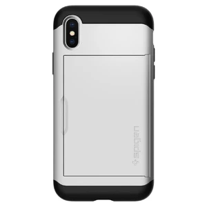 Чохол Spigen Slim Armor CS Satin Silver для iPhone X | XS - Фото 4