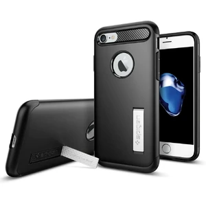 Чехол Spigen Slim Armor Black для iPhone 7 | 8 042CS20647 - Фото 1