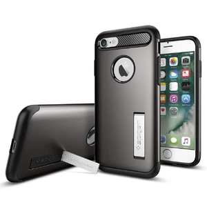 Чохол Spigen Slim Armor Gunmetal для iPhone 7 | 8 042CS20301 - Фото 1