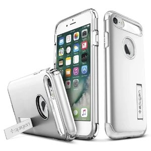 Чохол Spigen Slim Armor Satin Silver для iPhone 7 | 8 - Фото 2