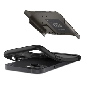 Защитный чехол Spigen Slim Armor Gunmetal для iPhone 13 mini - Фото 4