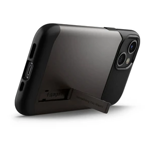 Защитный чехол Spigen Slim Armor Gunmetal для iPhone 13 - Фото 3