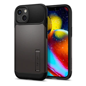 Защитный чехол Spigen Slim Armor Gunmetal для iPhone 13 ACS03425 - Фото 1