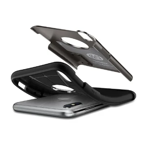 Чехол Spigen Slim Armor Gunmetal для iPhone X | XS - Фото 4