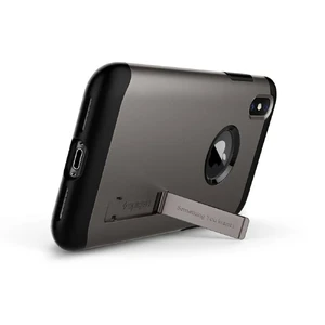 Чехол Spigen Slim Armor Gunmetal для iPhone X | XS - Фото 5