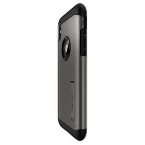 Чехол Spigen Slim Armor Gunmetal для iPhone X | XS - Фото 6