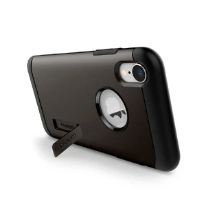 Протиударний чохол Spigen Slim Armor Gunmetal для iPhone XR - Фото 5