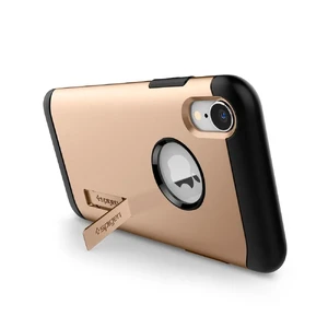 Протиударний чохол Spigen Slim Armor Champagne Gold для iPhone XR - Фото 5