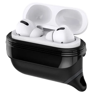Водонепроницаемый чехол с карабином Spigen Slim Armor IP Black для AirPods Pro - Фото 8