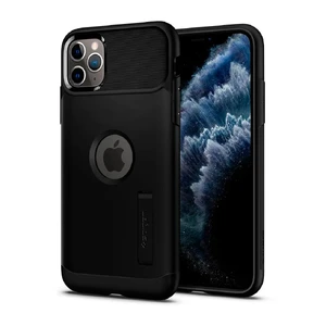 Противоударный чехол Spigen Slim Armor Black для iPhone 11 Pro 077CS27107 - Фото 1