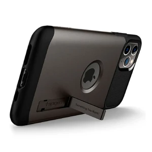 Противоударный чехол Spigen Slim Armor Gunmetal для iPhone 11 Pro - Фото 2