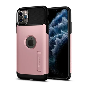 Противоударный чехол Spigen Slim Armor Rose Gold для iPhone 11 Pro 077CS27109 - Фото 1