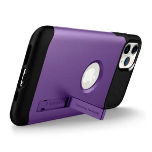 Противоударный чехол Spigen Slim Armor Purple для iPhone 11 Pro - Фото 2