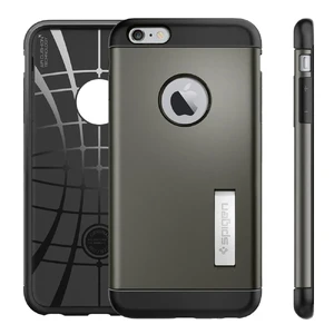 Чохол Spigen Slim Armor Gunmetal для iPhone 6 Plus | 6s Plus - Фото 2