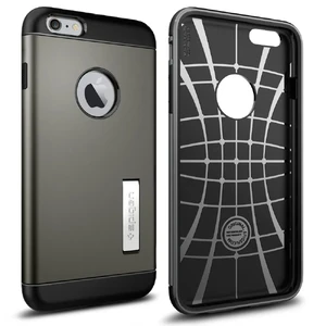 Чохол Spigen Slim Armor Gunmetal для iPhone 6 Plus | 6s Plus - Фото 3