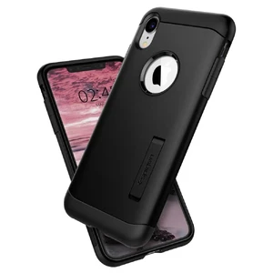 Протиударний чохол Spigen Slim Armor Black для iPhone XR - Фото 3