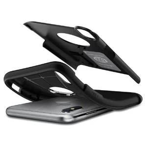 Протиударний чохол Spigen Slim Armor Black для iPhone XR - Фото 6