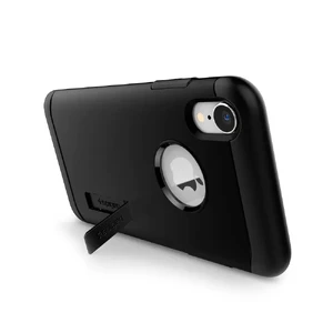Протиударний чохол Spigen Slim Armor Black для iPhone XR - Фото 4