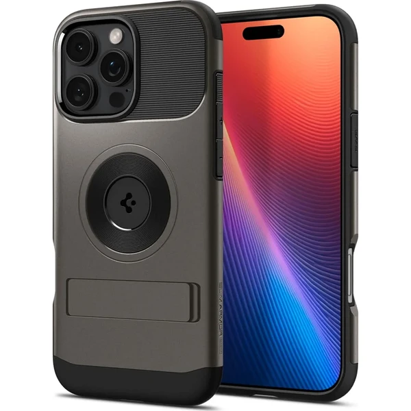 Сталевий чохол Spigen Slim Armor Mag для iPhone 16 Pro Max у Рівному