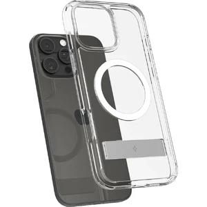 Прозорий білий чохол Spigen Slim Armor Essential S MagSafe для iPhone 16 Pro - Фото 4