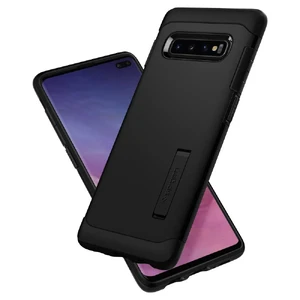 Чехол Spigen Slim Armor Black для Samsung Galaxy S10 Plus - Фото 2