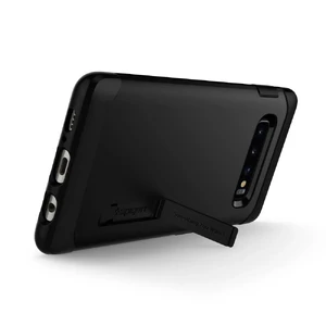 Чехол Spigen Slim Armor Black для Samsung Galaxy S10 Plus - Фото 4