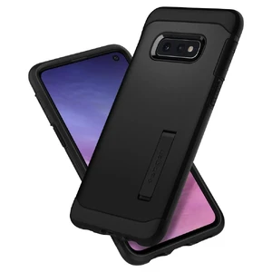 Протиударний чохол Spigen Slim Armor Black для Samsung Galaxy S10e - Фото 2