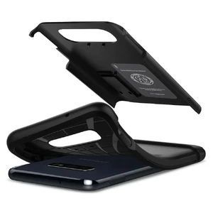 Протиударний чохол Spigen Slim Armor Black для Samsung Galaxy S10e - Фото 3