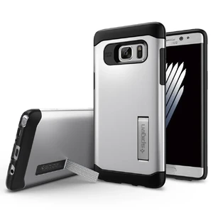 Чехол Spigen Slim Armor Satin Silver для Samsung Galaxy Note 7  - Фото 1