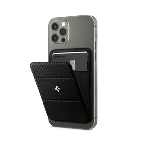 Кожаный чехол-бумажник с подставкой Spigen Smart Fold MagSafe для iPhone 15 | 14 | 13 | 12 - Фото 4