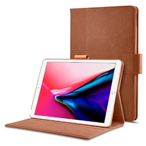 Кожаный чехол Spigen Stand Folio Brown для iPad Air 3 (2019) | Pro 10.5" - Фото 11