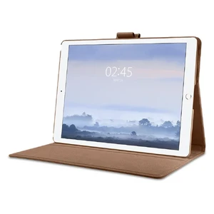 Шкіряний чохол Spigen Stand Folio Brown для iPad Pro 12.9" (2 покоління) - Фото 7
