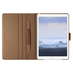 Шкіряний чохол Spigen Stand Folio Brown для iPad Pro 12.9" (2 покоління) - Фото 11