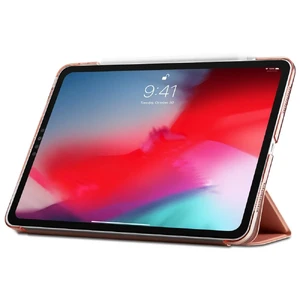 Магнітний чохол-книжка Spigen Smart Fold (Version 2) Rose Gold для iPad Pro 11" - Фото 6