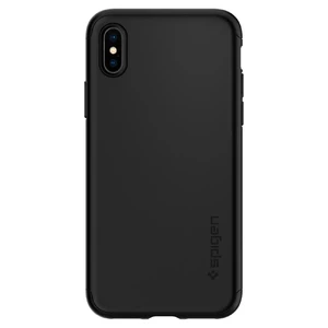 Чехол с защитным стеклом Spigen Thin Fit 360 Black для iPhone XS | X - Фото 2