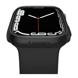 Чехол Spigen Thin Fit Black для Apple Watch 45 mm Series 8 | 7 - Фото 7
