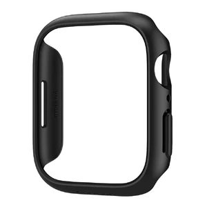 Чехол Spigen Thin Fit Black для Apple Watch 45 mm Series 8 | 7 - Фото 3