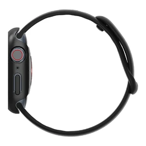 Чехол Spigen Thin Fit Black для Apple Watch 45 mm Series 8 | 7 - Фото 6