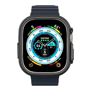 Защитный чехол Spigen Thin Fit Black для Apple Watch Ultra 49mm - Фото 2