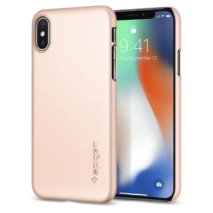 Чохол Spigen Thin Fit Blush Gold для iPhone X | XS - Фото 2