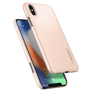 Чохол Spigen Thin Fit Blush Gold для iPhone X | XS - Фото 5
