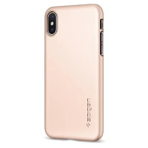 Чохол Spigen Thin Fit Blush Gold для iPhone X | XS 057CS22110 - Фото 1