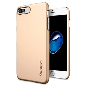 Чехол Spigen Thin Fit Champagne Gold для iPhone 7 Plus | 8 Plus 055CS22239 - Фото 1
