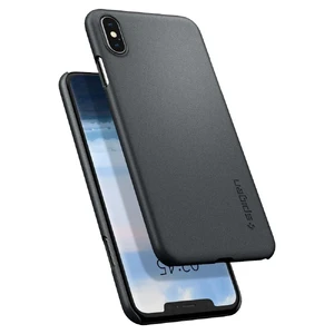 Чехол Spigen Thin Fit Graphite Gray для iPhone XS Max - Фото 2